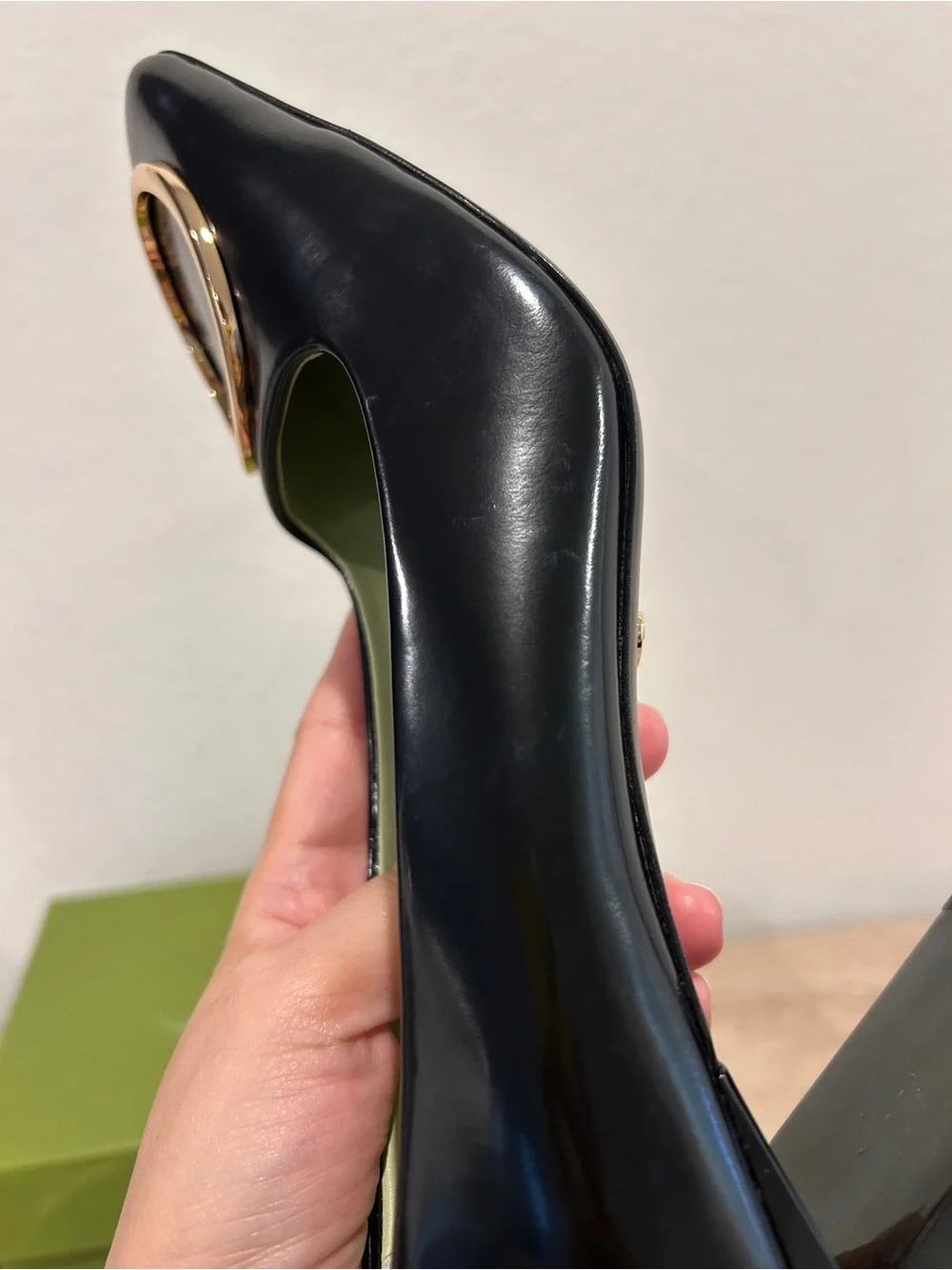 NIB Tory Burch Women's Ring Hardware Pumps 85mm Black, Size 7.5, $450 Retail